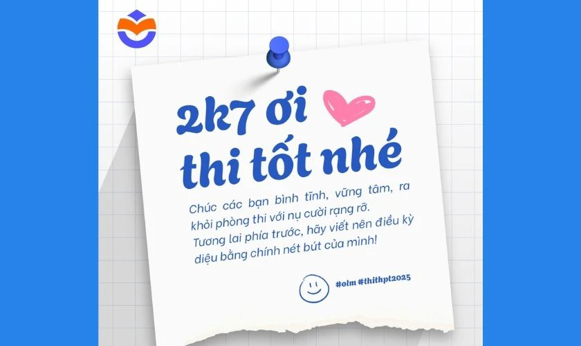 Lời chúc thi tốt đầy ý nghĩa
