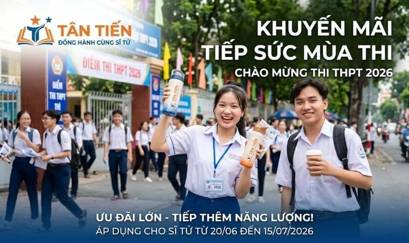 Ưu đãi hấp dẫn mùa thi