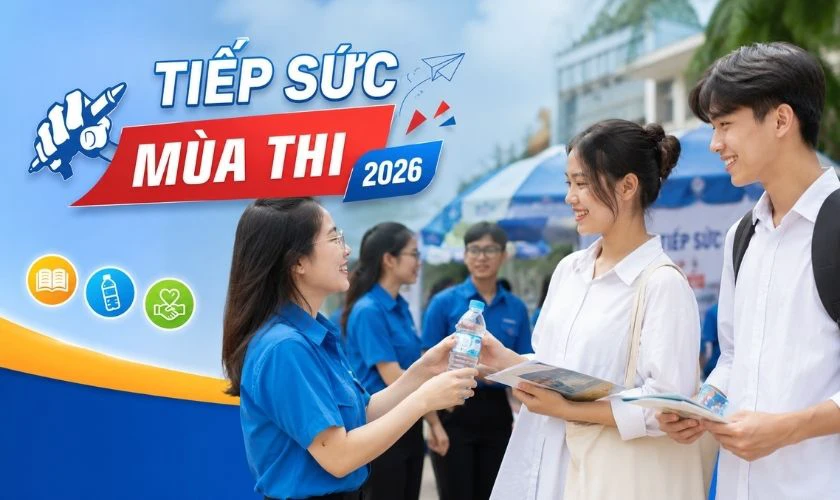 Tiếp sức mùa thi tại các trường