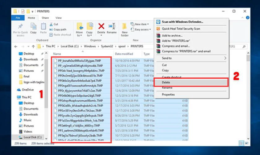 Fix lỗi Print Spooler tự tắt nhanh ch&oacute;ng