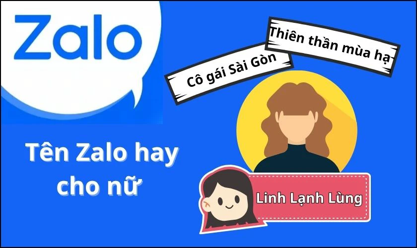 T&ecirc;n Zalo hay cho nữ&nbsp;