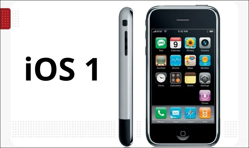 Hệ điều h&agrave;nh iOS 1