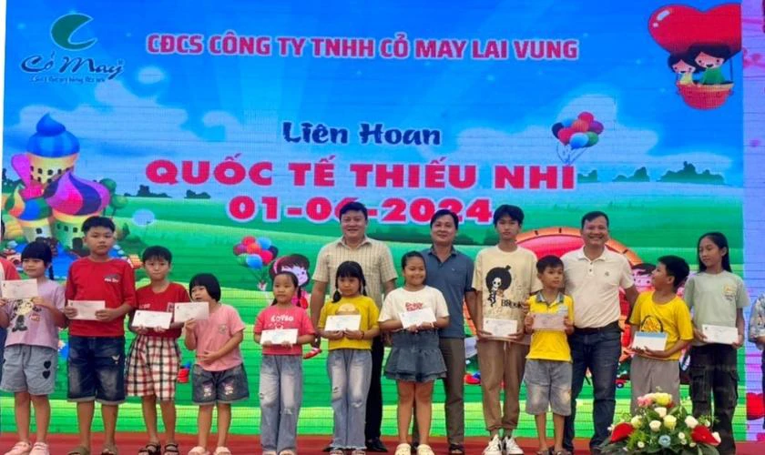 Lưu ý khi tặng quà 1/6 cho bé công ty