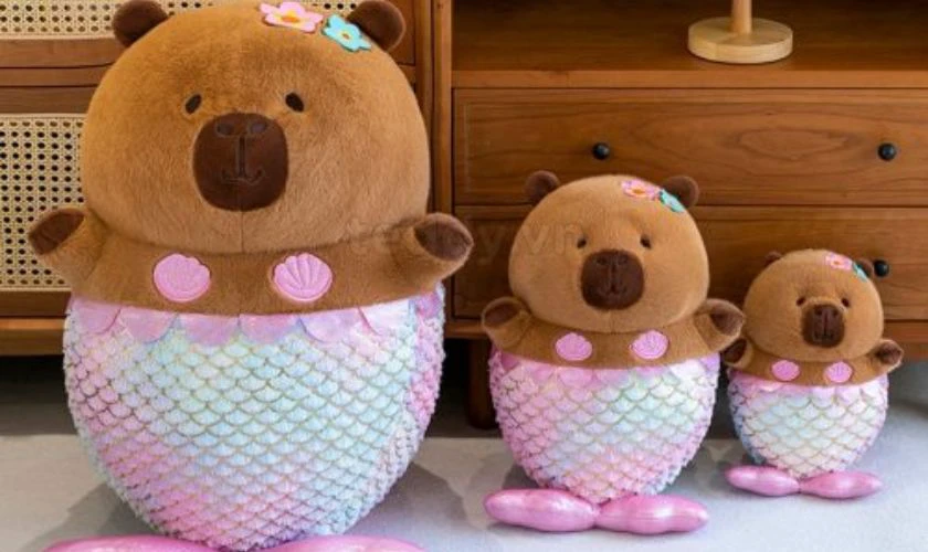 Một chú gấu bông có hình dáng độc đáo