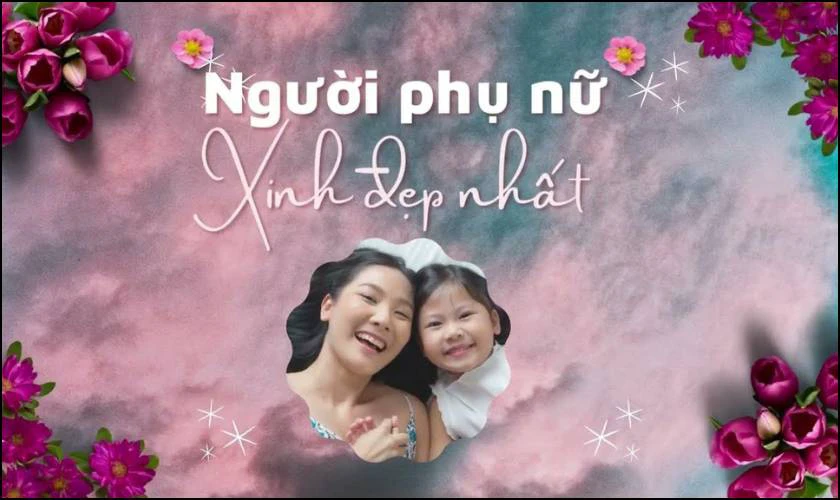 Quà 8/3 cho mẹ tự làm cực đơn giản bằng điện thoại
