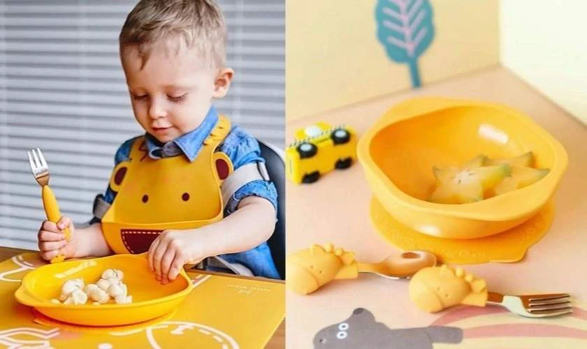 Tặng bộ ch&eacute;n ăn dặm l&agrave;m qu&agrave; gi&aacute;ng sinh cho b&eacute;