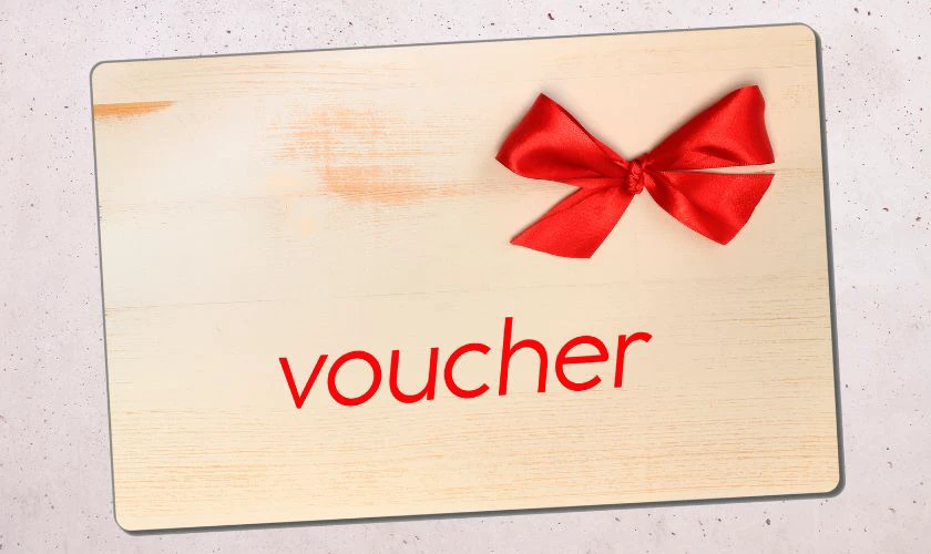 Voucher cà phê, nhà hàng hoặc mua sắm