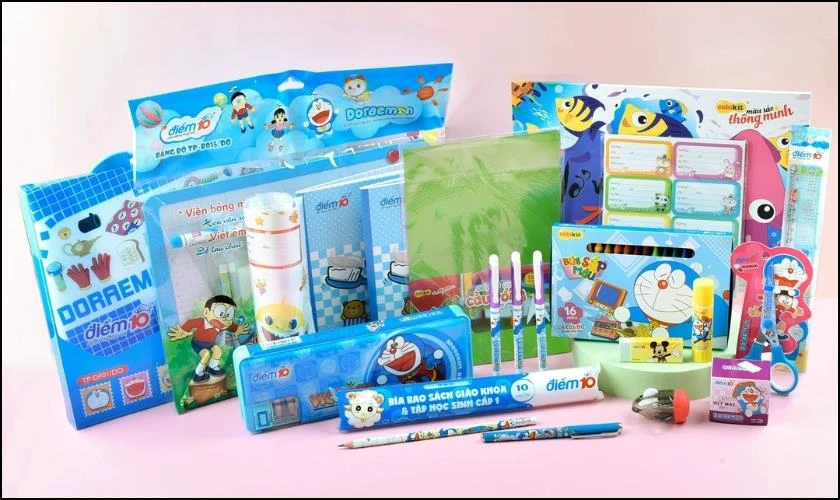 Qu&agrave; tặng 1/6 bộ dụng cụ học tập cho b&eacute; c&ocirc;ng ty