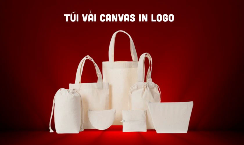 T&uacute;i vải canvas in logo