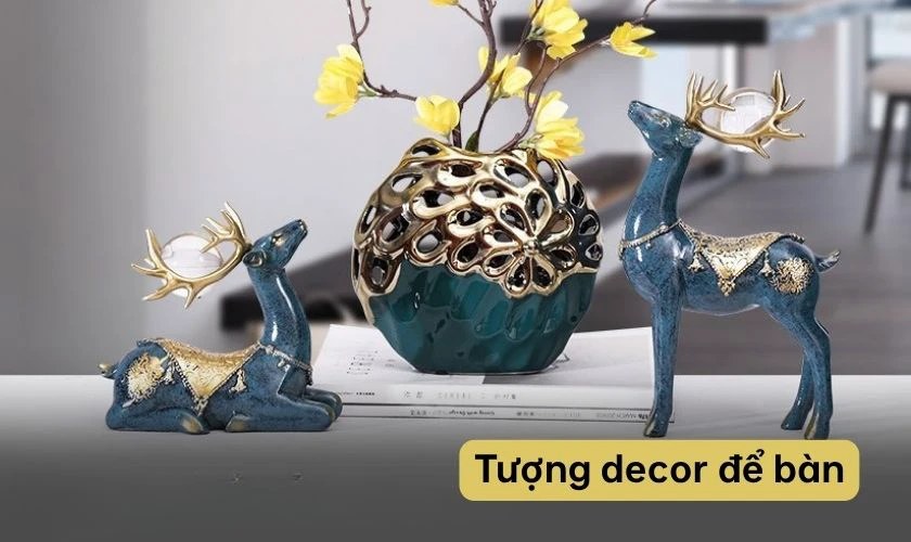 Tượng decor để bàn là món quà mang tính nghệ thuật