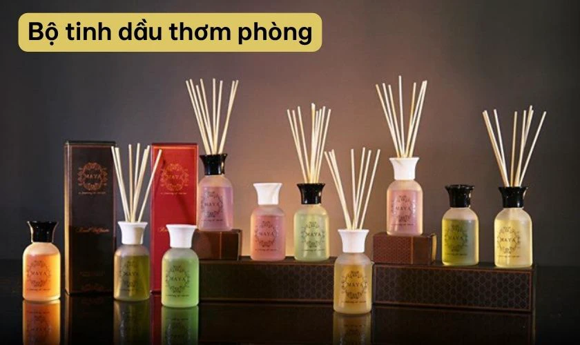 Bộ tinh dầu thơm phòng là món quà giúp tạo không gian thư giãn và dễ chịu