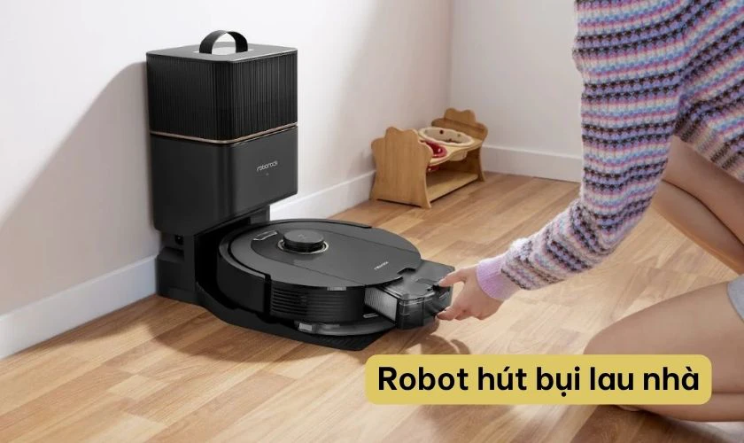 Robot hút bụi lau nhà là món quà công nghệ thông minh