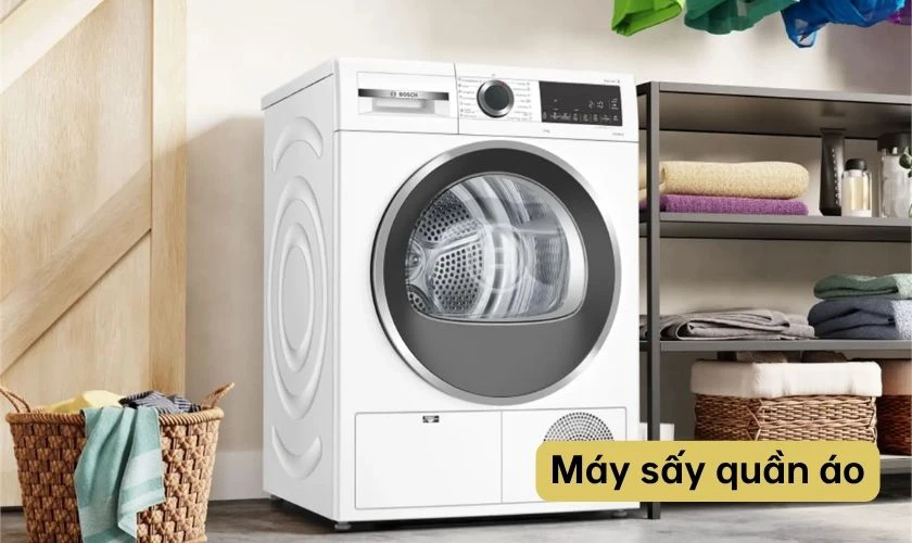 Máy sấy quần áo là món quà thiết thực