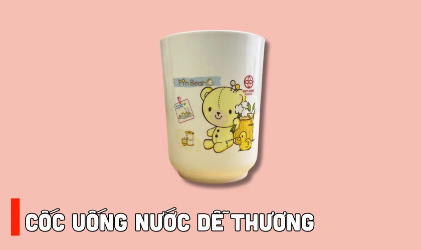Cốc uống nước dễ thương