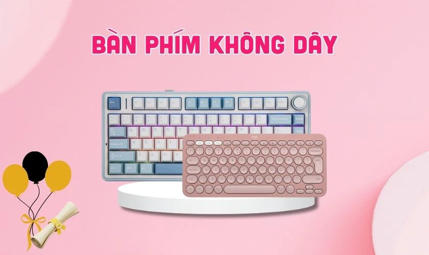 Bàn phím cơ không dây nhỏ gọn