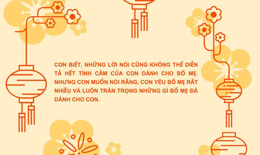 Nói gì khi biếu quà Tết cho bố mẹ?