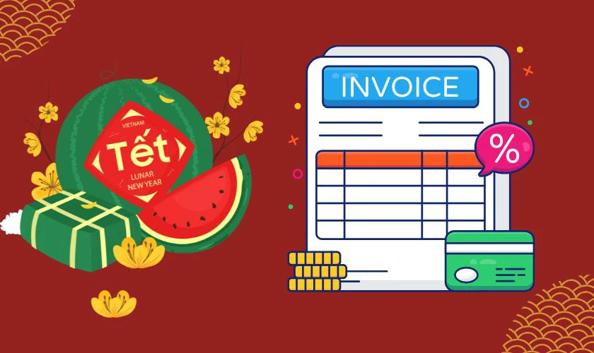 Cách xuất hóa đơn quà Tết cho khách hàng