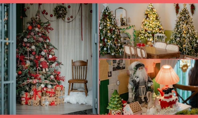Qu&aacute;n cafe trang tr&iacute; Noel TPHCM gi&aacute; rẻ