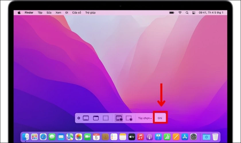 Quay m&agrave;n h&igrave;nh MacBook bằng ph&iacute;m tắt hiệu quả