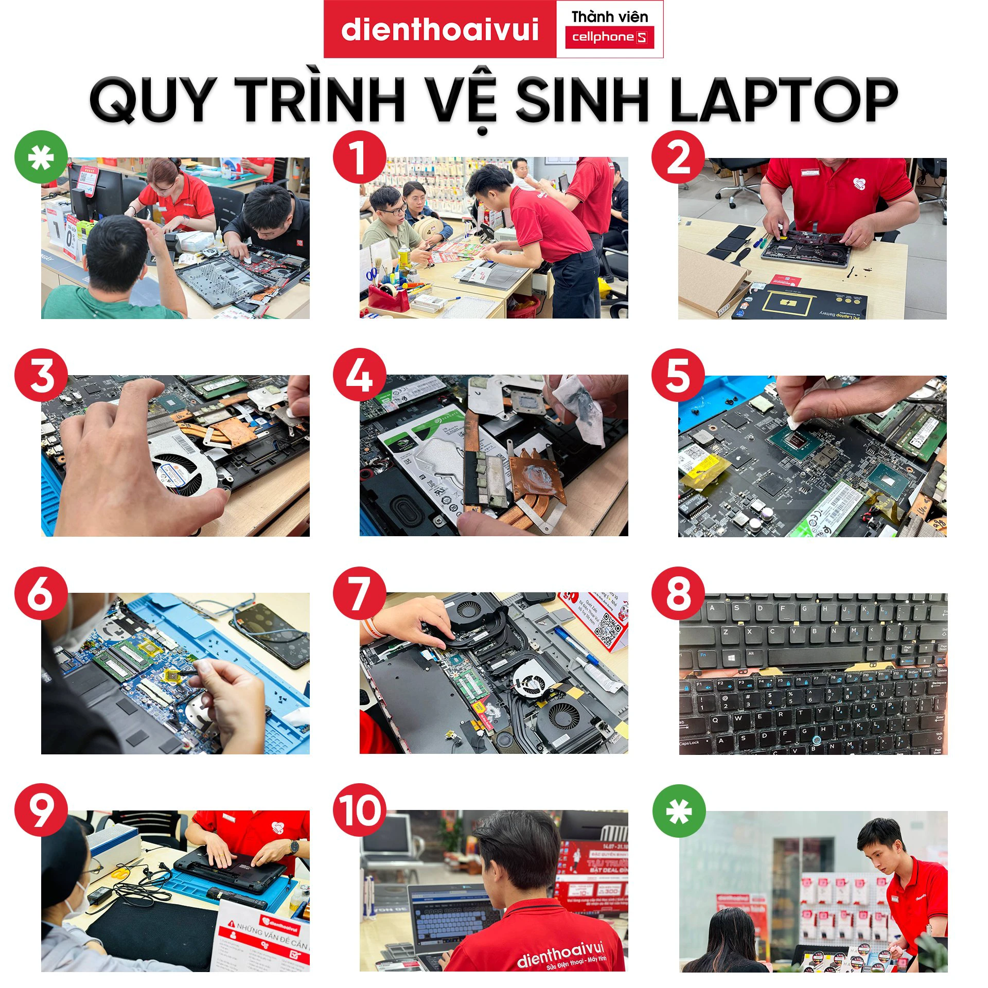 Quy tr&igrave;nh vệ sinh laptop miễn ph&iacute; Điện Thoại Vui