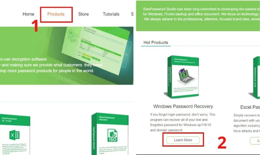 Cách lấy lại password bằng phần mềm IseePassword