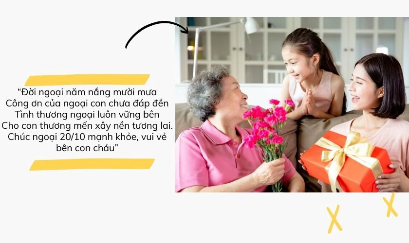 Những stt, status 20/10 hài hước và ý nghĩa dành tặng bà, tặng mẹ
