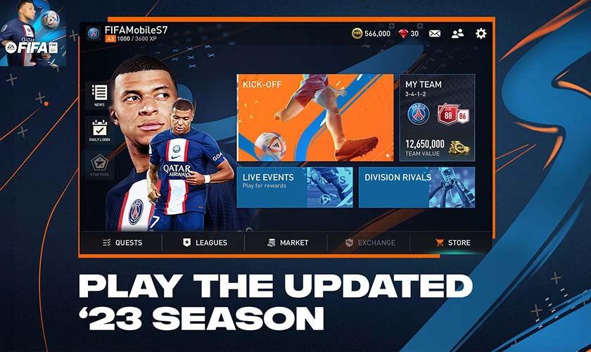 FIFA Football - Game b&oacute;ng đ&aacute; hay nhất tr&ecirc;n điện thoại
