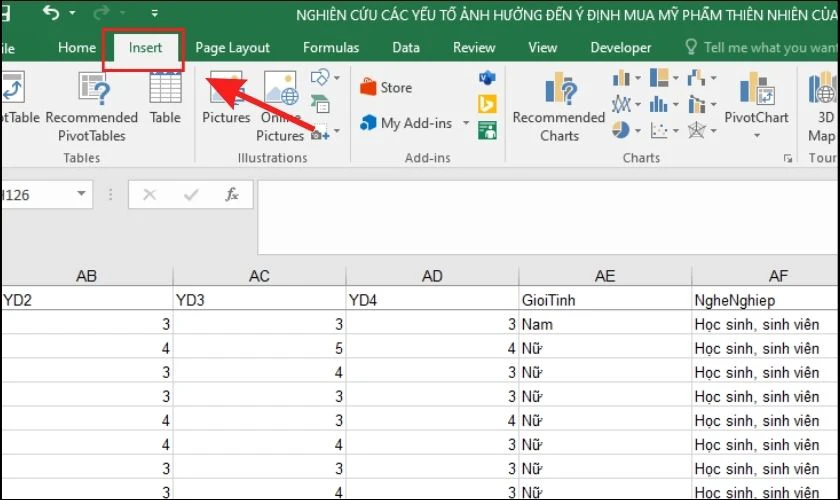 Cách chèn chữ ký điện tử vào Excel