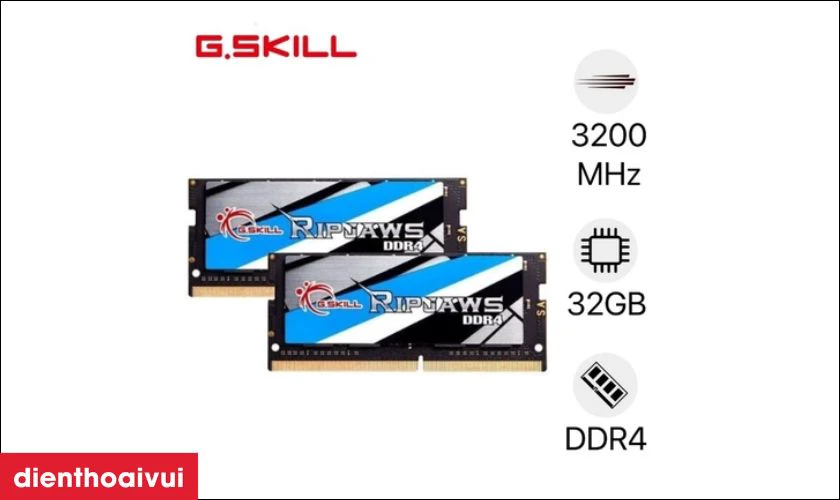 G.Skill nổi tiếng với c&aacute;c d&ograve;ng RAM hiệu năng cao