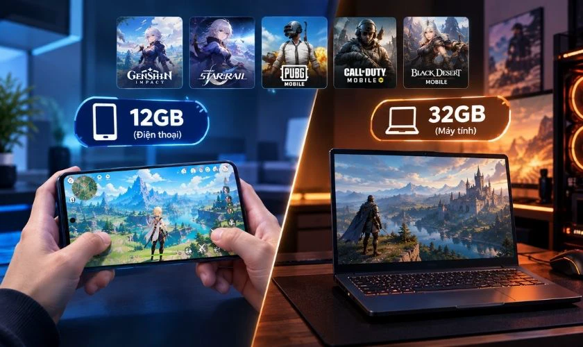 RAM bao nhiêu là đủ chơi các game đồ họa nặng