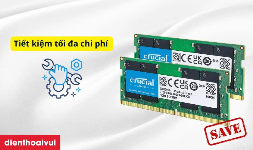 RAM Crucial cũ
