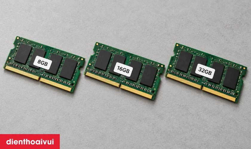Dung lượng Ram laptop