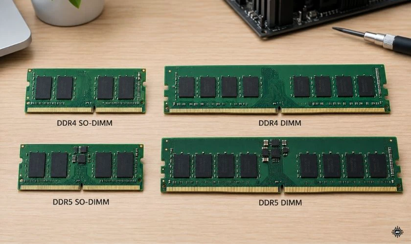 Khác biệt về chuẩn DDR4, DDR5 và khả năng tương thích
