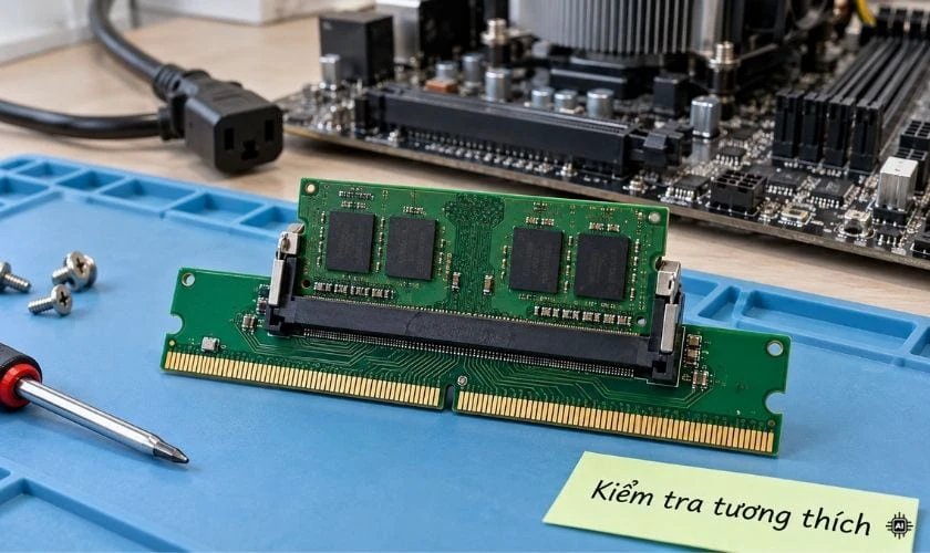 Cách sử dụng RAM laptop cho PC bằng adapter chuyển đổi
