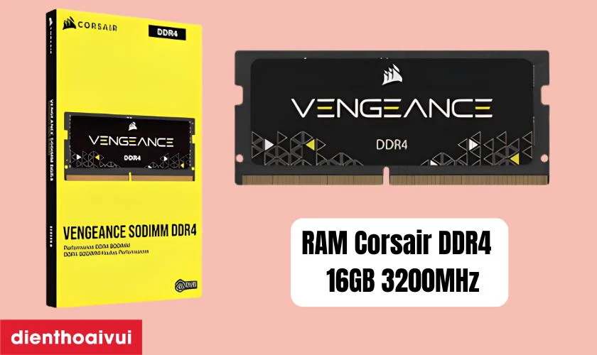 Thông tin chi tiết của RAM Corsair DDR4 16GB 3200MHz