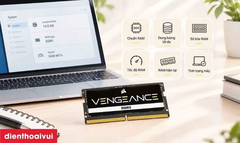 Cần kiểm tra gì trước khi lắp RAM Corsair DDR5 16GB?