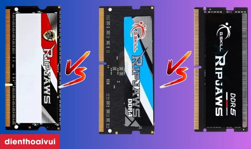 So s&aacute;nh RAM laptop G.Skill DDR3L 4GB Bus 1600 với c&aacute;c mặt h&agrave;ng tương tự