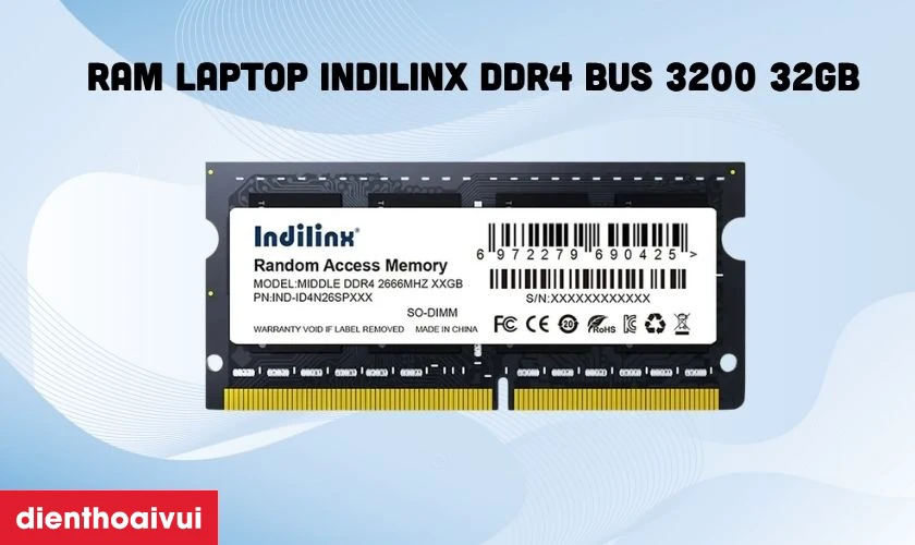 RAM Laptop Indilinx DDR4 BUS 3200 32GB