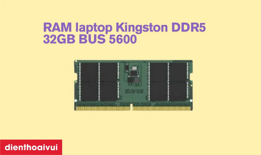 Th&ocirc;ng tin chi tiết về RAM laptop Kingston DDR5 32GB BUS 5600