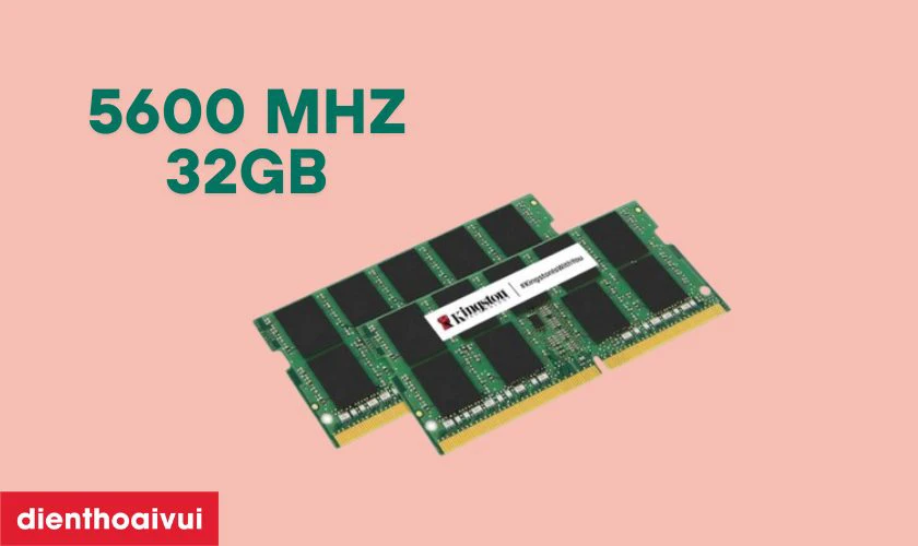 So s&aacute;nh RAM laptop Kingston DDR5 32GB BUS 5600 với sản phẩm tương tự