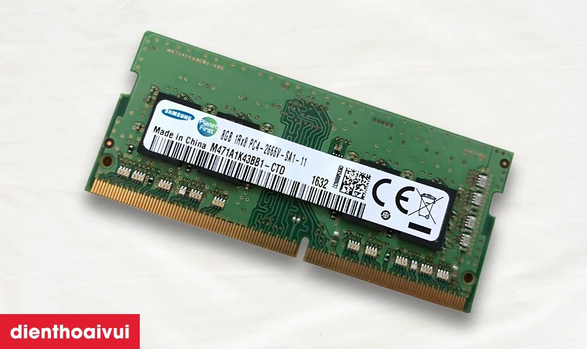 Ưu điểm khi mua RAM laptop Samsung DDR4 8GB BUS 2666 cũ đẹp