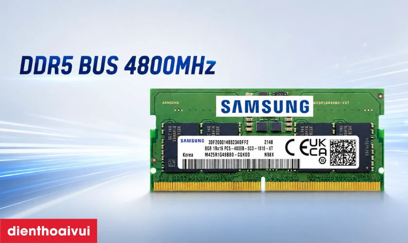 Ưu điểm khi mua RAM laptop Samsung DDR5 8GB BUS 4800 cũ đẹp