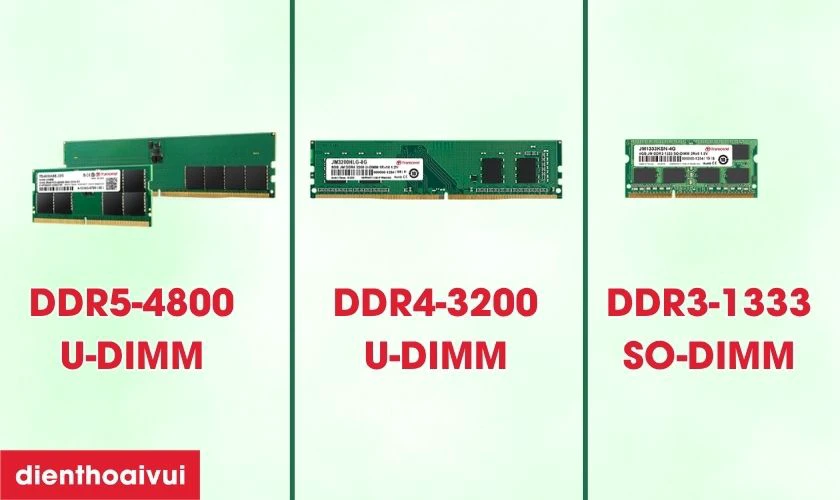 Điểm mạnh của d&ograve;ng RAM laptop Transcend