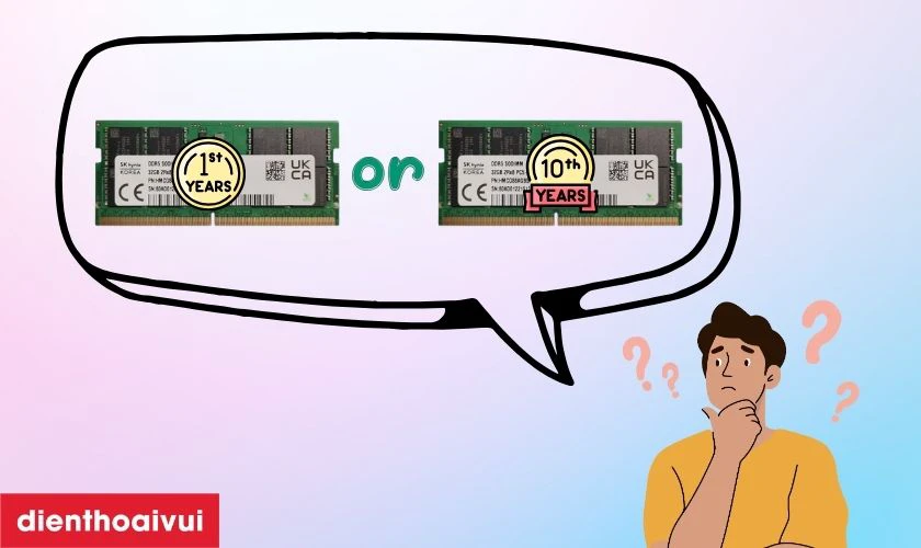 Nhược điểm của RAM SK Hynix cũ