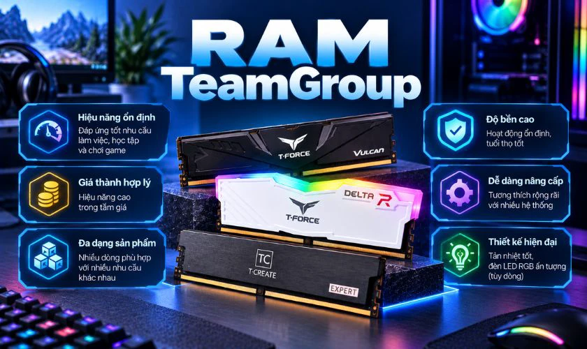 RAM TeamGroup có tốt không?
