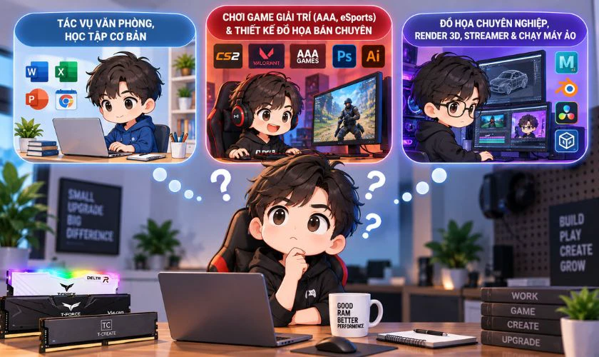 Cách chọn RAM TeamGroup phù hợp theo nhu cầu