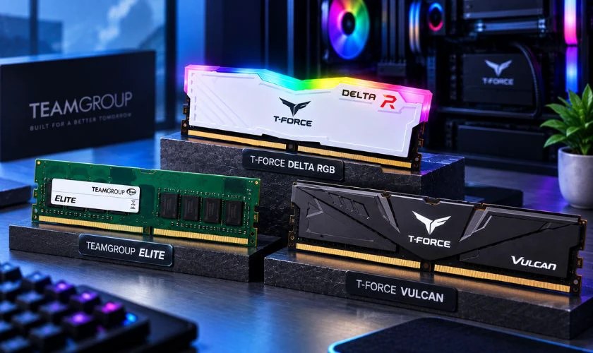 Các dòng RAM TeamGroup phổ biến hiện nay