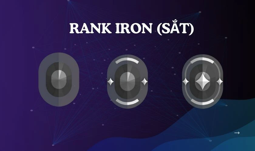 C&aacute;c mức rank trong Valorant - Iron (Sắt)
