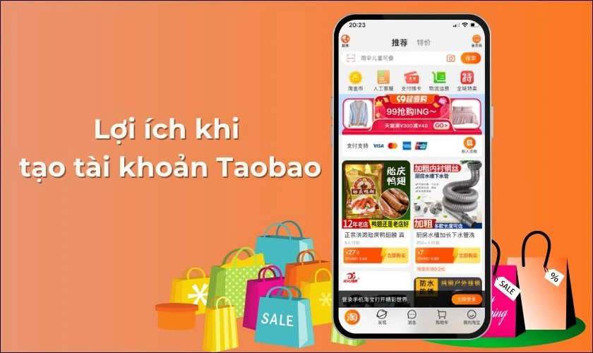 Lợi &iacute;ch khi biết c&aacute;ch tạo t&agrave;i khoản Taobao