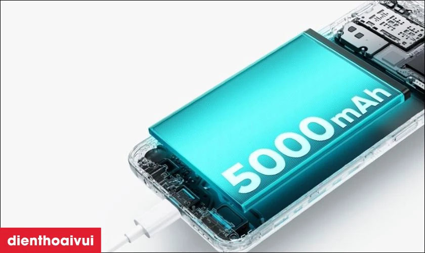 Pin trâu lên đến 5000mAh